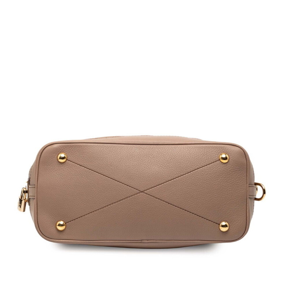 LOUIS VUITTON Authentic Brown Monogram Leather Shoulder Bag - Picture 3 of 6